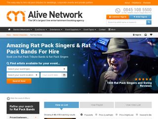 Rat Pack Singers | Alive Network