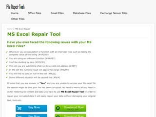 MS Excel Repair Tool - Repair Corrupt Excel (.xls or .xlsx) File