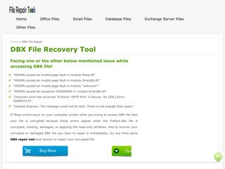 DBX file recovery tool - Repair Corrupt DBX File