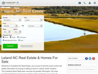 Homes For Sale in Leland, NC - Coastline