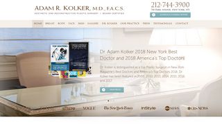 New York Plastic Surgeon, Dr. Kolker