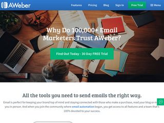 AWeber email software