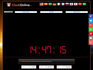 Clock Alarm Online