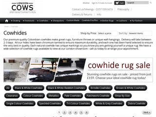 London Cows Cowhide Rugs