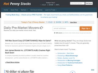 Penny Stocks, Hot Penny Stocks