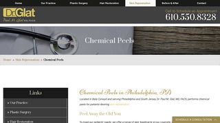 Dr. Paul M Glat, MD FACS - Chemical Peels Philadelphia