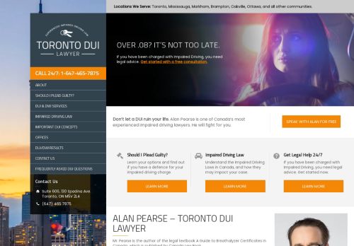 Toronto DUI Lawyer