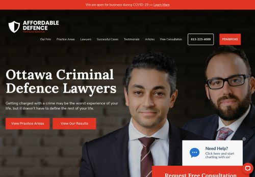 Affordable Defence Ottawa Criminal Defence Lawyers