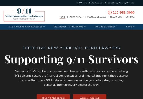 Weisfuse & Weisfuse - 9/11 Victim Compensation Fund Attorney