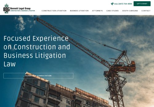 Focused Experience on Construction and Business Litigation Law