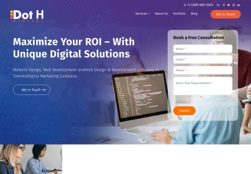 Dot H Digital - Lead web and mobile app development company