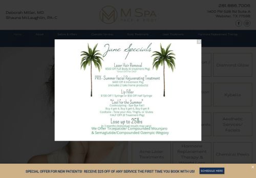 M Spa Face & Body | Webster, TX